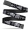 Buckle-Down Star Wars Gürtel, Flip Web Belt Star Wars Schiffe und Fahrzeuge Schwarz Grau, verstellbar, Schwarz, 1.5 Wide - Fits up to Pant Size 42
