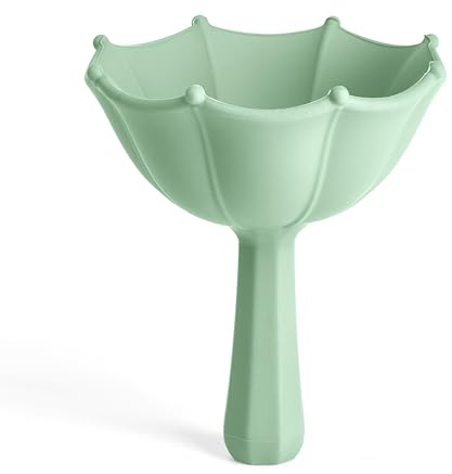Kreeqe Small Umbrella Funnel, Mushroom Type Funnel - Kitchen Funnel for Filling Bottles or Containers - Red Wine, Juice, Milk, Beverages, Food Grade Silicone Collapsible Funnel
