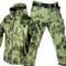 AAADRESSES Herren Softshell Jacke Taktische Uniformen MilitäRische wasserdichte Armee Kampfanzug Sets Jagdbekleidung Hose Leicht Outdoor ReißVerschluss Kapuzenpulli,Camouflage a,S