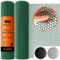 Clôture en treillis métallique en plastique MAPORCH (2-Pack Hunter Green 38CM x 304CM)