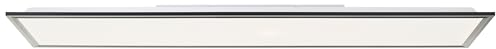 BRE-Light Lampe Briston LED Deckenaufbau-Paneel 100x25cm schwarz Metall/Bambus schwarz 24 W LED integriert