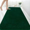 Rururug Badezimmermatte Weiche Mikrofaser Badematte, Badezimmerteppich Groß Bad Teppich 150x60cm, rutschfeste Waschbar Badvorleger, Grün