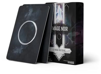 Mage Noir - Erweiterung – Solo- oder Kooperatives Kartenspiel für 1 bis 4 Spieler – Gesellschaftsspiel ab 14 Jahren – französische Version