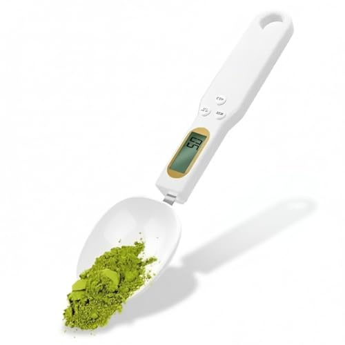 Electronic Measuring Spoon, Digital Food Spoon Scale with Handle Grip 500g/0.1g Large Digital Display, for Coffee Power Tea Flour