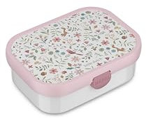 Mepal - Fiambrera Campus Little Dutch - Bento Box para Niños - Lonchera con Compartimento y Tenedor - Fiambrera con Cierre de Clip - Sin BPA y apta para Lavavajillas - 750 ml - Fairy Wonders
