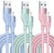 Nebite iPhone Charger, 3PACK 3FT/1M MFi Certified Apple Charger Cable Fast Charging TPE Long iPhone Charging Cable Compatible with iPhone 14 13 12 11 Pro Max Pro XS X XR 8 7 6