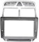 Marco De Radio para Peugeot 307 307CC 2002-2013 Marco DVD Coche 9 Pulgadas Kit Molduras Tablero Instrumentos Radio Reproductor Multimedia Pantalla Grande(Only Frame-Black)