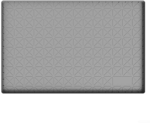Alfombrilla de silicona para debajo del fregadero, bandeja de protección impermeable, antideslizante, para almacenamiento de baño, 86 x 56 x 2,5 cm