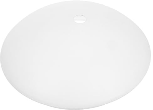GLEAVI Ceiling Light Cover: Replacement Shell for Hallway Sensor Lights - Round Lighting Fixture for Kitchen Bathroom Office (27x27x6.5cm)