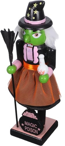 UTHCLO Figurine de Casse-Noisette Main Décoration Halloween Soldat Ornement Compact pour et Décors Saisonniers