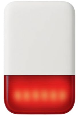 HUXGO Funk Alarmsirene Außen 120 dB mit Sabotageschutz – 5000mAh Backup-Akku, Kompatibel mit HUXGO Alarmanlagen – Wetterfest, Alarmsirene Haus