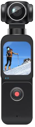 Keovy Vlogging Camera 5K Multi - Axis Stabilized Portable Action Camera with 270° & 180° Lens Rotation for Outdoor Sport Photography Camcorder