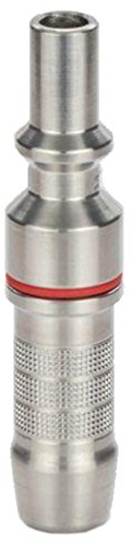 IBEDA Kupplungsstift D2 aus Edelstahl mit Anschluss-Tülle für DKD, DKG und DKT Schlauchkupplungen für Brenngase, Sauerstoff und Inerte Gase, Ausführung:Sauerstoff 4.0 mm Tüllen