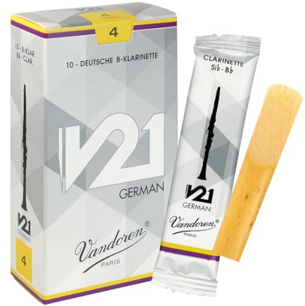 Vandoren V21 Bb-Klarinette 4 Deutsch Schachtel mit 10 Blättern