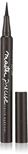 Maybelline New York Hyper Precise Allday Flüssiger Eyeliner, wisch- und wasserfest - Nr.001 Waldbraun, 9g