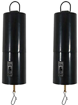 MagiDeal 2/3/4/5 Hängender Batteriebetriebener Windspinner Motor Dreht Sich mit 30 U/Min, 2pcs