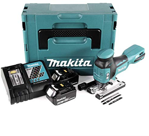 Makita DJV 181 RTJ Akku Pendelhubstichsäge 18V Brushless + 2x Akku 5,0Ah + Ladegerät + Makpac