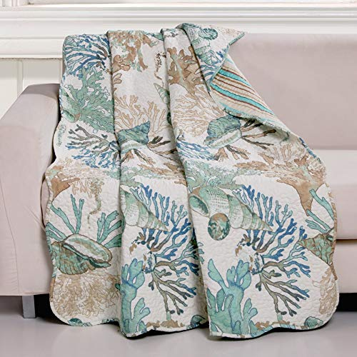 Barefoot Bungalow Atlantis Überwurf 50x60-inch Jade