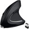 shoplease Rechargeable wireless Ergonomic Mouse, Optical Vertical Laptop Mouse with 4 Adjustable DPI 800/1200/2000/3200, 6 Buttons USB Computer Mouse
