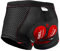 X-TIGER Herren Radunterhose Fahrradhosen mit 5D Sitzpolster Fahrrad MTB Unterwäsche Pro Bike Boxer Größe Kurze Hosen