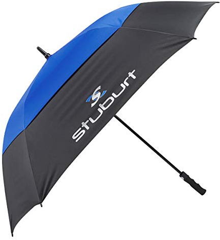 Stuburt Golf SBUMB1114 Doppel Canopy Golf Regenschirm Golfschirme, Blau, One Size