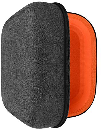 Geekria Shield Kopfhörer-Hülle, kompatibel mit Beyerdynamic T5p, T1, MMX300, HE400S, DTX710/T990/790/770, Ersatz-Hartschalen-Reisetasche mit Kabelaufbewahrung (Dunkelgrau)