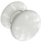 3 X Ceramic Door Knobs White (Pair) - 60mm