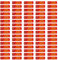 80 x Namensaufkleber Wunschname personalisiert je 3,5x1cm Aufkleber mit Kinder Name Beschriftung Schule Kindergarten Kleidung Sticker (Nr. 07 Feuerwehr, Für feste Oberflächen)