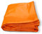 ORANGE TARP SHEET Tarpaulin Camping Fishing Gardening Strengthened Waterproof Heavy Duty 90g/sm Universal Multipurpose Premium Quality Tarp Cover Agricultural (1.5 x 2 m / 5' x 7')