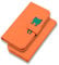Bartern iPhone 5/5s/SE Hülle, Karikatur Frosch PU Leder Klappbar Wallet Schutzhülle Tasche Klapphülle mit Magnetisch Kartenfach Standfunktion, Orange