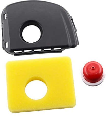 MCHNIC Couvercle de filtre à air et filtre à air pour moteurs Briggs & Stratton 450 500 550 série 08P5, 09P6, 09P8 593228, 799579