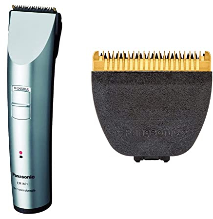 Panasonic Profi-Haarschneidemaschine ER-1421, für Akku-und Netzbetrieb & Panasonic Ersatz-Scherkopf für ER-1420/ER-1421/147/149, Typ WER9714