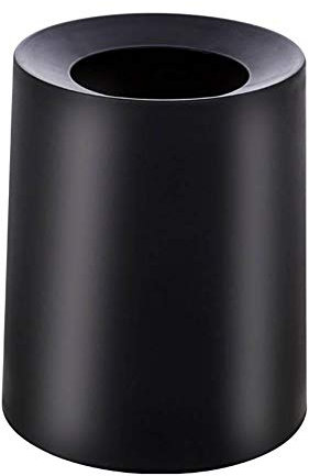 AVRYN Garbage Can,Waste Rubbish Bin,Garbage Can Bin 8L trash bin without lid, gray, size: 21.5 * 25.7CM, Waste Basket Garbage Can Bin for Bathrooms, Kitchens, Home (Color : Negro)