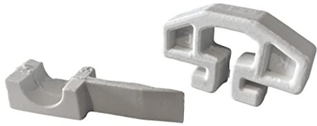 Football Goal Net Hook And Locking Clip System, Sample pack to test, one of each part, For Aluminium Channel Football Goals