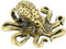 OFFSCH Messing-oktopus-ornament Heim-und-schreibtischdekoration Kleines-messing-oktopus-schmuckstück