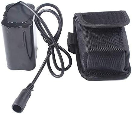 JJoias Batería De 8.4 V. 12000 MAh. 6 X 18650. Batería para Luz De Bicicleta Y Bolsa para Accesorios De Linterna. Faro 1 Unidad