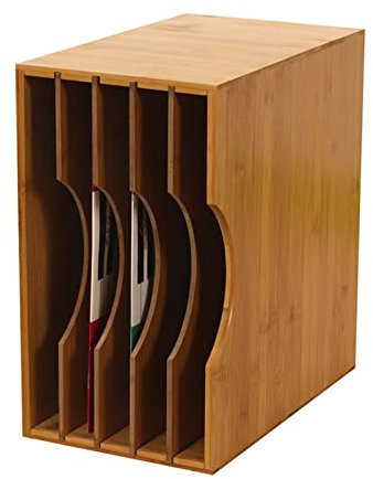 GLigeT CD Halter Vinyl-Schallplatten-Aufbewahrungsregal – Vinyl-Schallplattenhalter – Vinyl-Aufbewahrungsregal – Schallplattenständer for LP-Aufbewahrung – Vinyl-Organizer DVD Halter