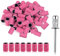 Sanding Bands for Nail Drill 240 Grit, 100 Pcs Fine Nail Drill Sanding Bands 240# Grits Pink with Mandrel Bits Kit for Nails Art Manicure