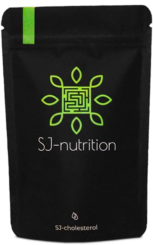 SJ-nutrition® SJ-cholesterol - 120 Kapseln Cholesterin verbessern – Bergamotte + schwarzer Knoblauch + Grünteeextrakt + Traubenkernextrakt – hochdosiert – Vegan - Nahrungsergänzungsmittel
