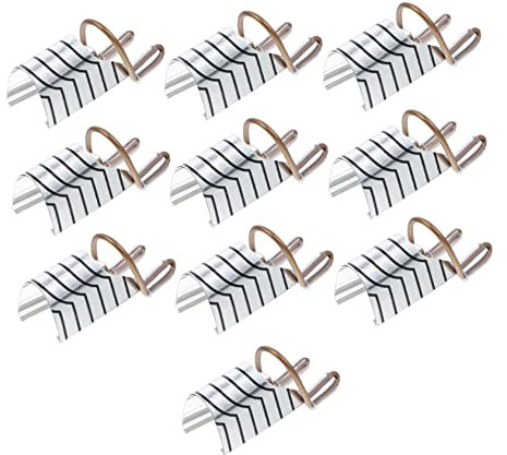 HAPINARY 20pcs Kiss Press Nails Silver Nail Foil Art Professional Salon Home Use