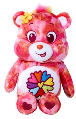 Simba - Glücksbärchi Flower Power Bärchi Kuscheltier 23cm – Kuschelweiches Plüschtier – Für Kinder und Erwachsene – Niedliches Geschenk – Original Sammlerstück – Stofftier für Mädchen und Jungen