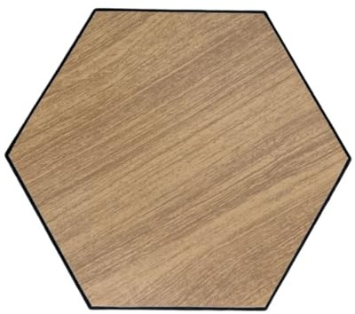 Akustikpaneele Hexagon Holzmaserung Selbstklebende Wandaufkleber Filz for Büro Studio Zimmer Dekor Schalldichte 10 STÜCKE fürAkustik Buero(Color-02)
