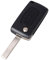 Carcasa Llave para Peugeot 207 307 308 3008 5008 807 Expert Partner C2 C3 C4 C8 Berlingo Jumpy | CE0536 | 2 Botones | Mando a Distancia con Ranura para Pilas