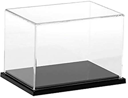 Tubayia Acryl Spielzeug Display Show Case Vitrine Ausstellung Box für Automodell/Actionfigur/Puppenmodell (40 x 30 x 30 cm)