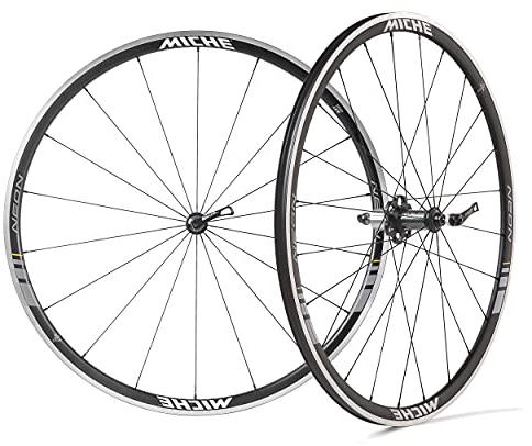 Michelin Unisex – Erwachsene Neon Laufradsatz, Schwarz, 28