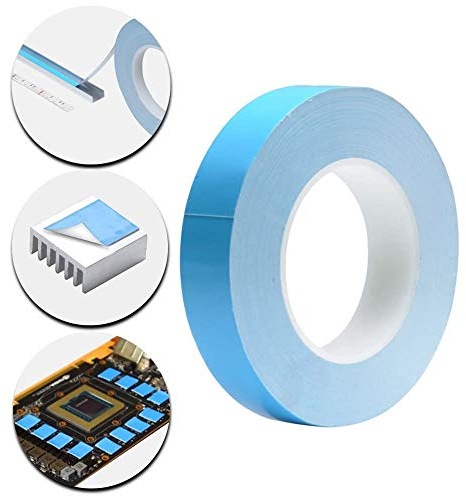 Cinta Adhesiva Almohadilla Pasta Térmica, Adhesiva Térmica Compuesto Pegar Almohadilla Pasta Térmica para Disipadores de Calor IC Chipset LEDs