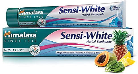 Himalaya Sensi-White Toothpaste Helps in Teeth whitening| Rapid and Long Lasting Sensitivity Relief with Active Ingredients for Cavity Protection |Enamel Friendly- 75ml