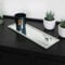 Melody Maison Rectangle Jewelled Mirrored Display Plate Tray, Jewellery holder, Home Accessories, Glass