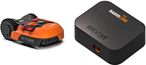 Worx Landroid M WR142E Mähroboter/Akkurasenmäher für Gärten bis 700 qm/Selbstfahrender Rasenmäher für einen ordentlichen Rasenschnitt+Landroid 700 Radio Link