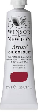 Winsor & Newton Artists' Oil Paint, 37ml Tube, Ruby Madder Alizarin
